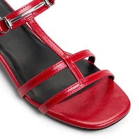 Mattea Red Women's Flat Sandals