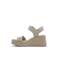 Merisa Light Grey Women's Wedges