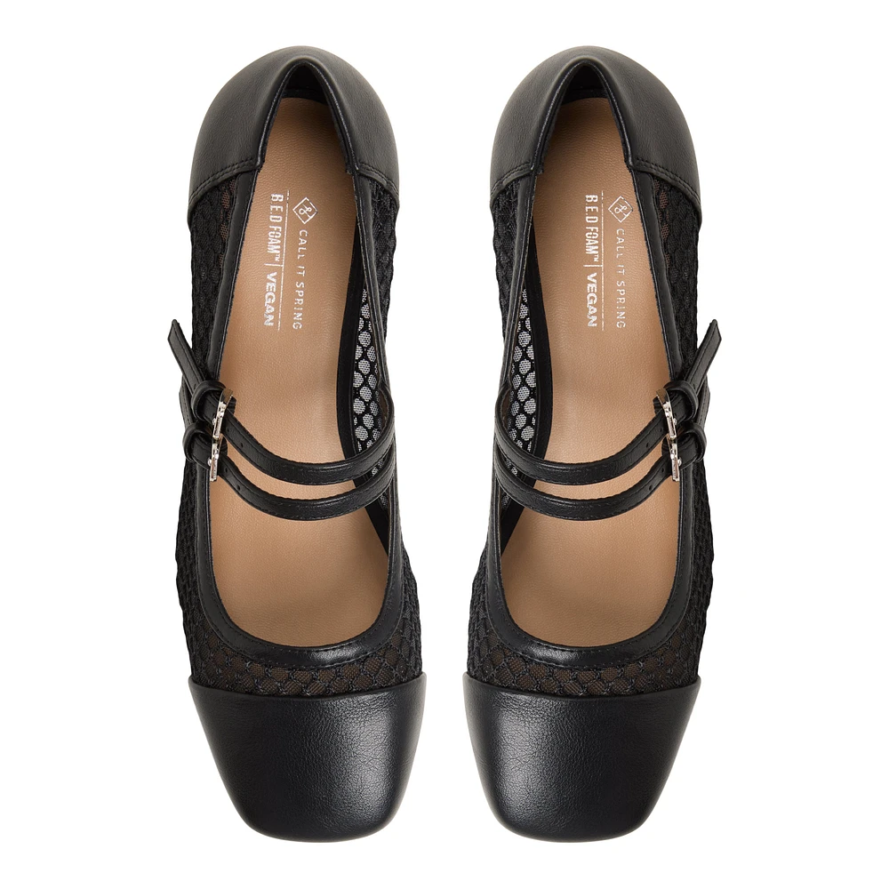 Mikayla Black Women's  Mary Janes