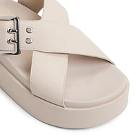 Naluu Light Grey Women's Wedges