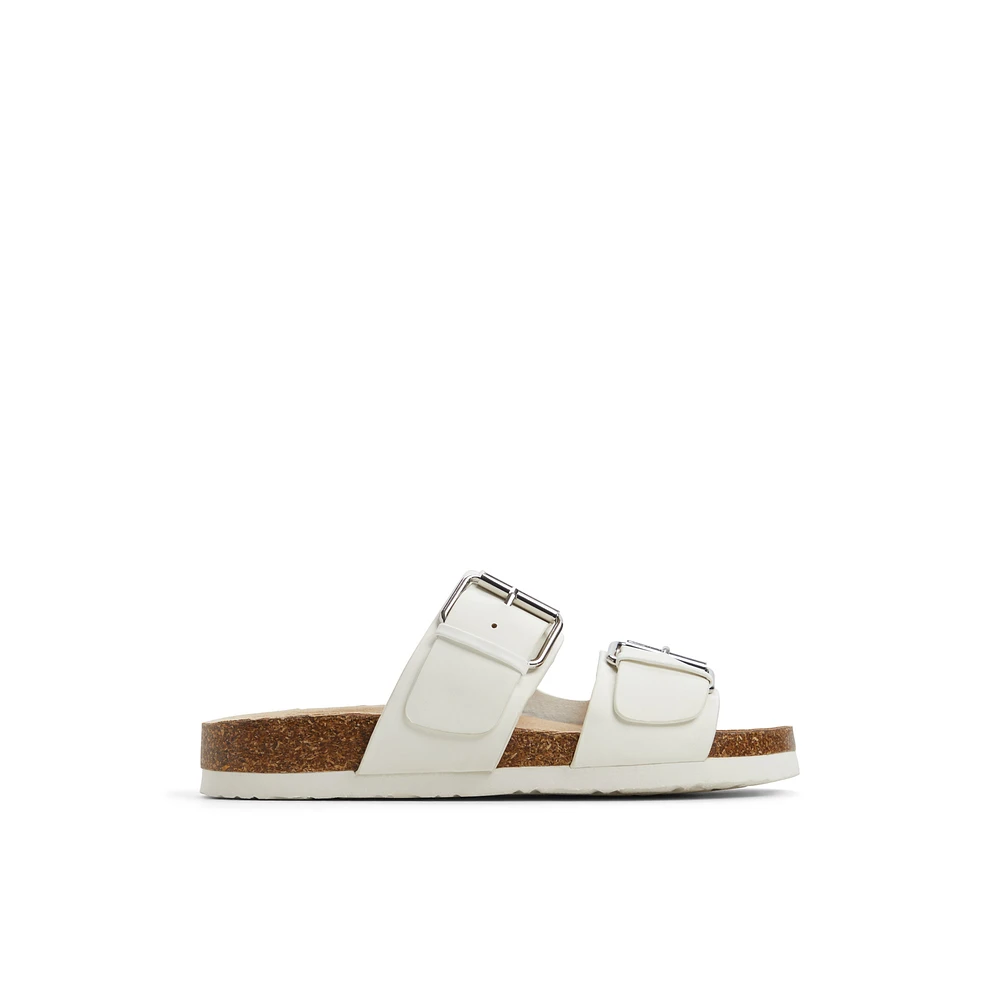 Nevaddaa Blanc Femmes Claquettes | Boutique Spring Canada