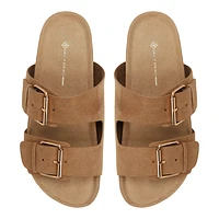 Nevaddaa Medium Beige Women's Slides
