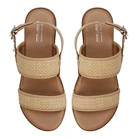 Nevra Natural Women's Flat Sandals