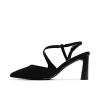 Novaah Black Women's Lace Up Heels Sandals