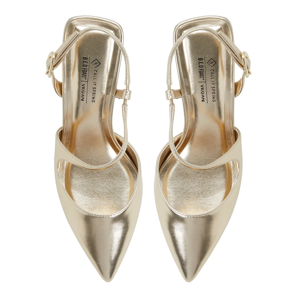 Novaah Gold Women's Pumps