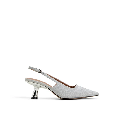 Opaal Silver Women's Kitten heels