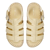 Palmas Light Yellow Women's Flat Sandals