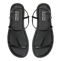 Pamina Black Women's Flat Sandals