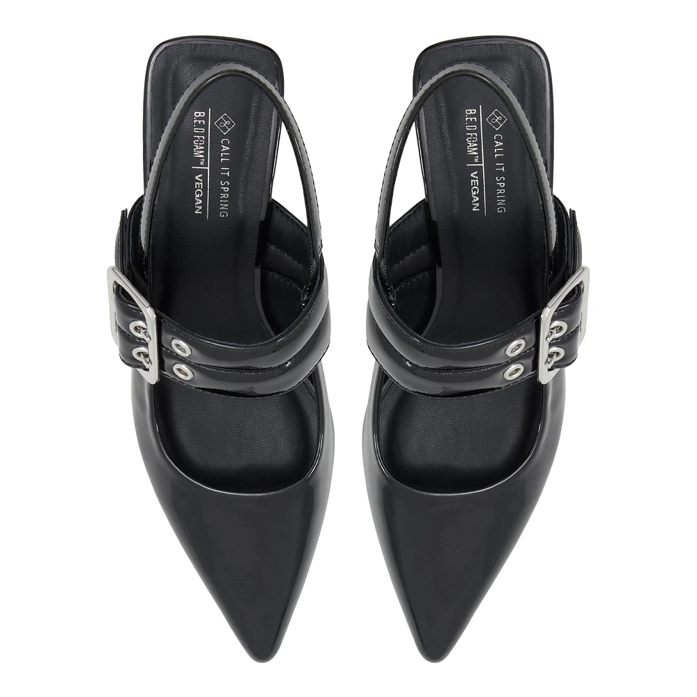 Piiper Black Women's Kitten heels