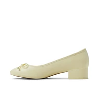 Poiise Light Yellow Women's Kitten heels