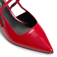 Poppiee Red Women's Kitten heels