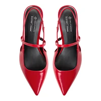 Poppiee Red Women's Kitten heels