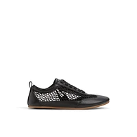 Quincie Open Black Women's Lace Up Sneakers