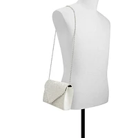Qweenbee Silver Women's Clutches