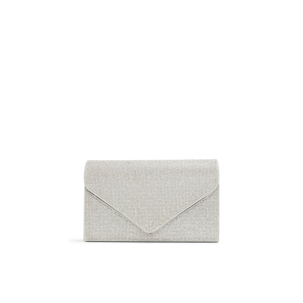 Qweenbee Silver Women's Clutches