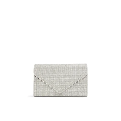 Qweenbee Silver Women's Clutches