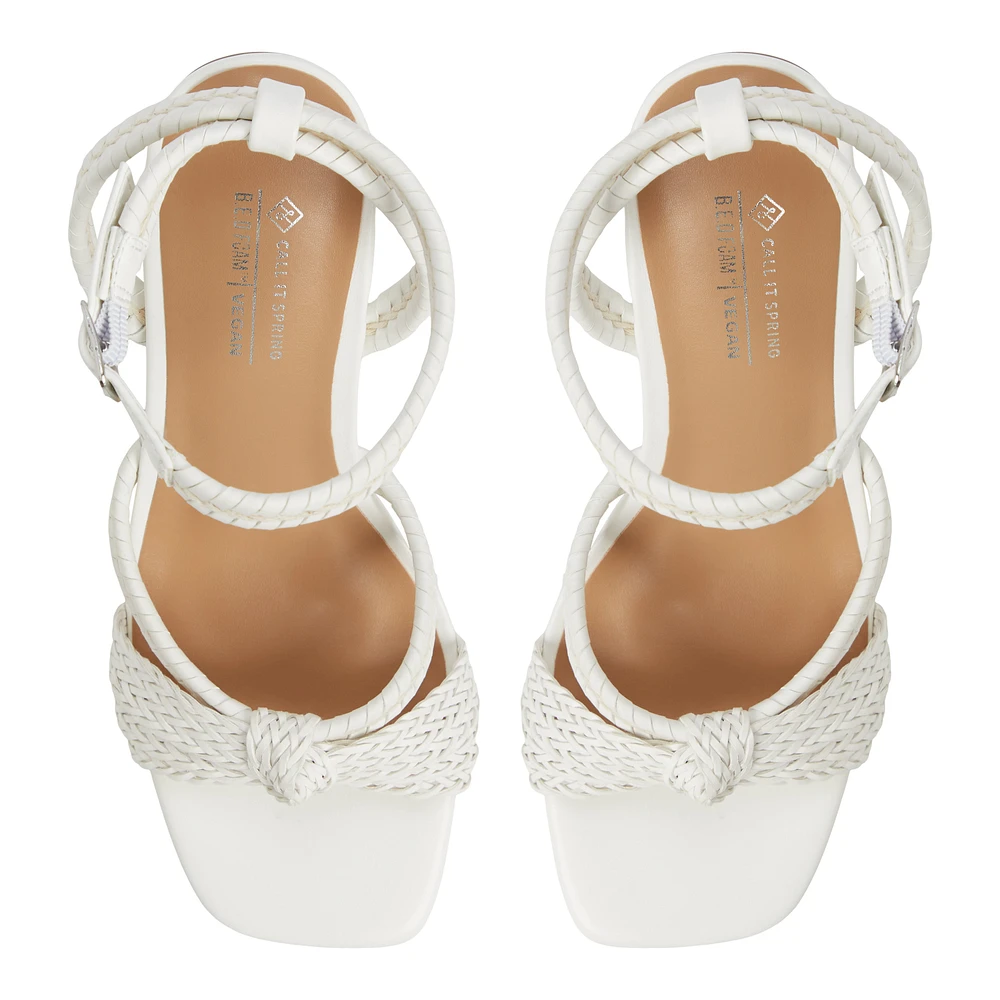 Raegan White Women's Raffia