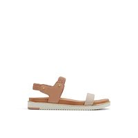 Rainia Bone Women's Flat Sandals