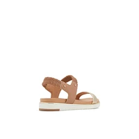 Rainia Or Femmes Sandales à talons plats | Boutique Spring Canada
