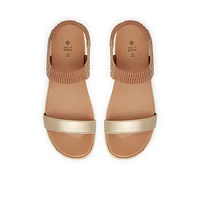 Rainia Or Femmes Sandales à talons plats | Boutique Spring Canada