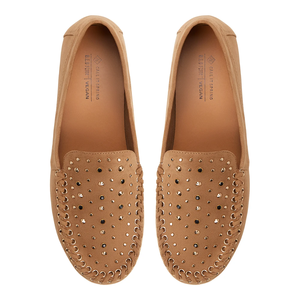 Reiko Medium Beige Women's Loafers