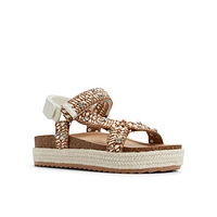 Riia Natural Women's Flat Sandals
