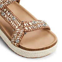 Riia Natural Women's Flat Sandals