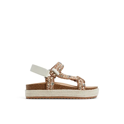 Riia Natural Women's Flat Sandals