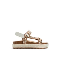 Riia Natural Women's Flat Sandals