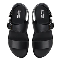 Rinaldi Noir Hommes Sandales | Boutique Spring Canada