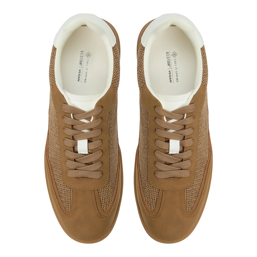 Romarrio Tan Men's Retro Sneakers