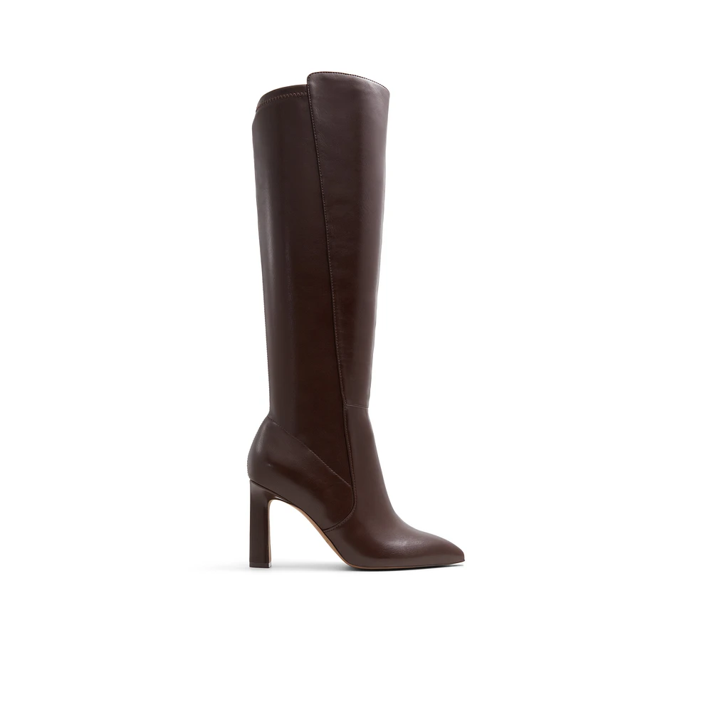 Rosanna Marron Foncé Femmes Bottes hautes | Boutique Spring Canada
