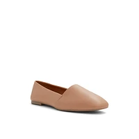 Samantha Beige Women's Comfortable Flat Shoes