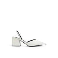 Samiraa White Women's Block Heels