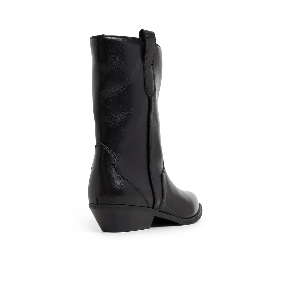 Sareena Noir Femmes Bottes mi-mollets | Boutique Spring Canada
