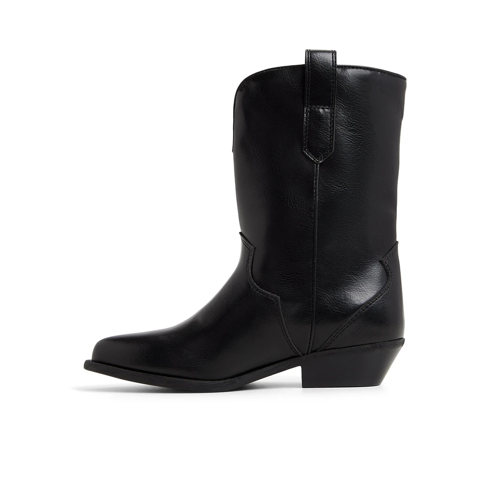 Sareena Noir Femmes Bottes mi-mollets | Boutique Spring Canada
