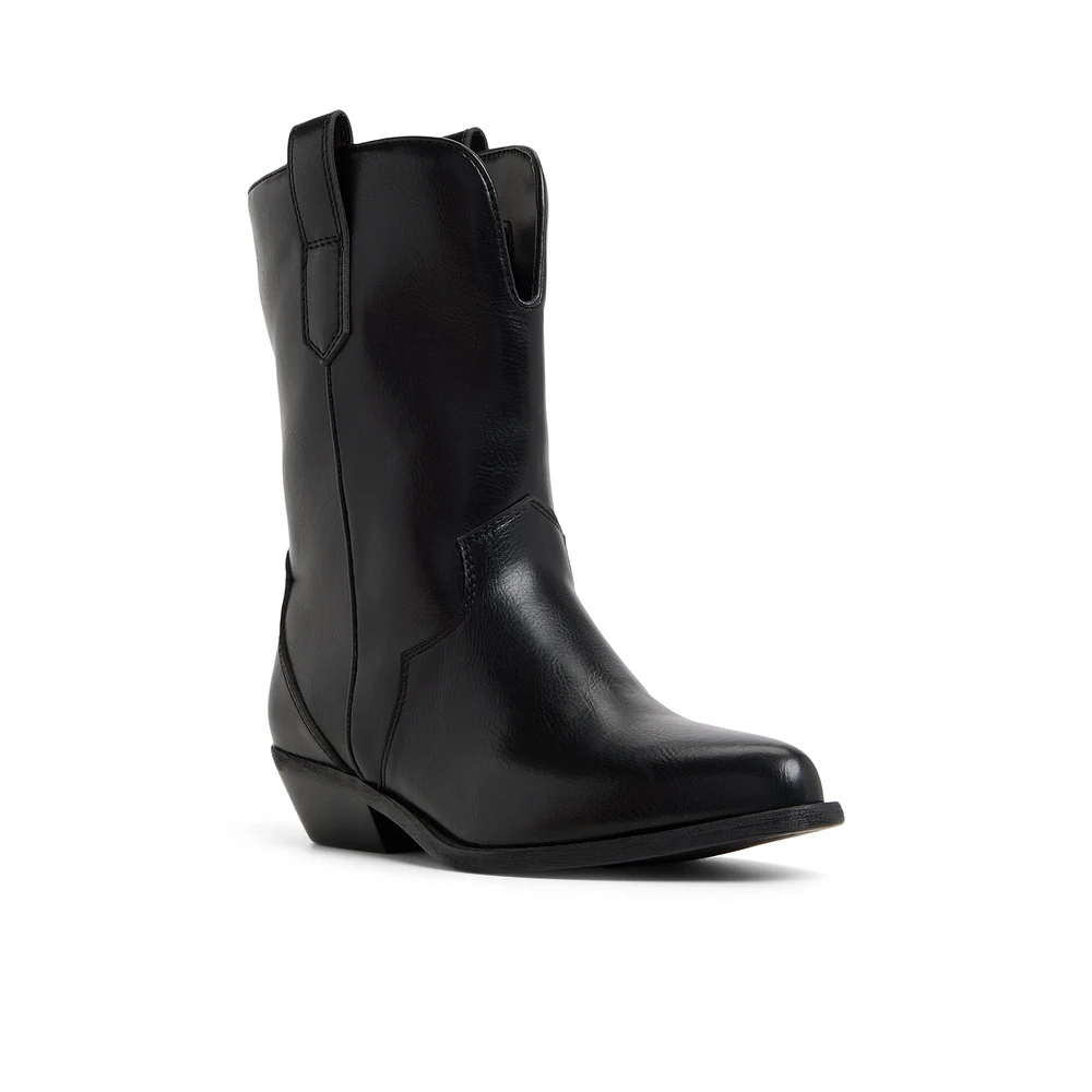 Sareena Noir Femmes Bottes mi-mollets | Boutique Spring Canada