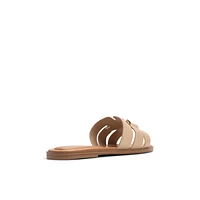 Serinna Beige Moyen Femmes Claquettes | Boutique Spring Canada