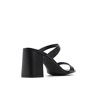 Shaiaa Open Black Women's Mule Sandals