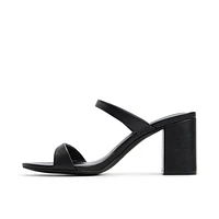 Shaiaa Open Black Women's Mule Sandals