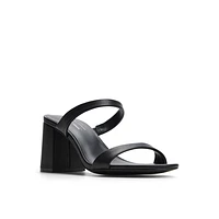Shaiaa Open Black Women's Mule Sandals