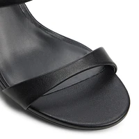 Shaiaa Open Black Women's Mule Sandals