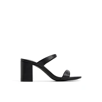 Shaiaa Open Black Women's Mule Sandals