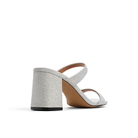 Shaiaa Silver Women's Mule Sandals