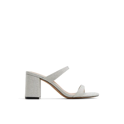 Shaiaa Silver Women's Mule Sandals
