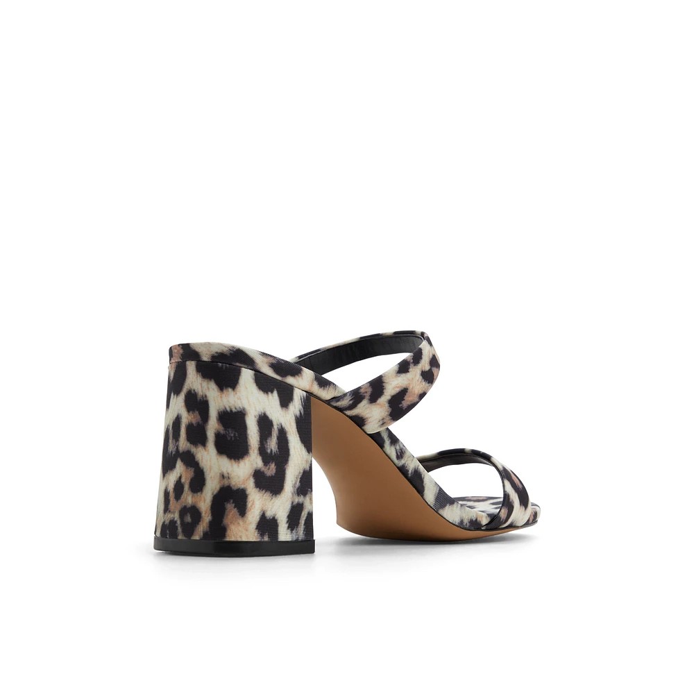 Shaiaa Brown Overflow Women's Mule Sandals