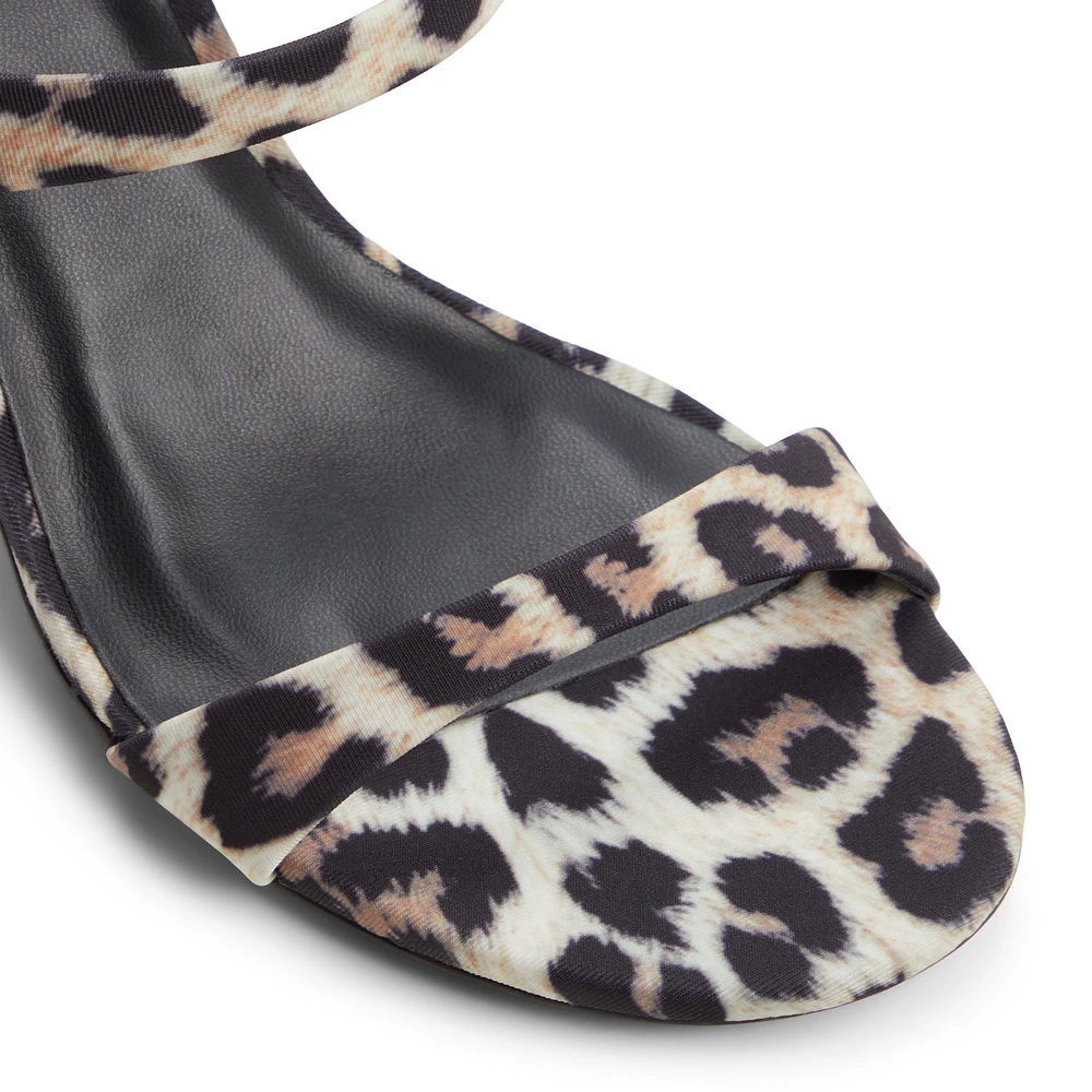 Shaiaa Brown Overflow Women's Mule Sandals