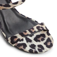 Shaiaa Brown Overflow Women's Mule Sandals