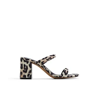 Shaiaa Brown Overflow Women's Mule Sandals