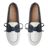 Shelly White/Navy Women's Loafers